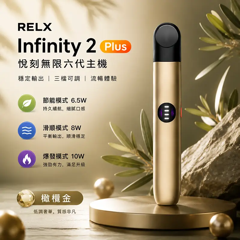 RELX六代主機|悅刻 Infinity 2 主機 · 大小煙量調節 · 6款時尚配色:圖片 2